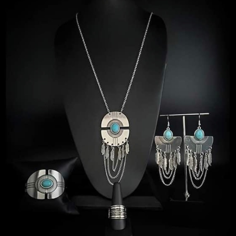 Jewelry set 4pc 🩵